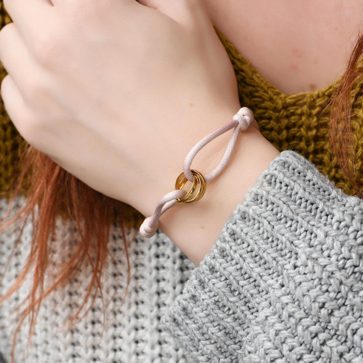 Preloved Authentic Cartier Trinity Cord Bracelet 18K Yellow Gold