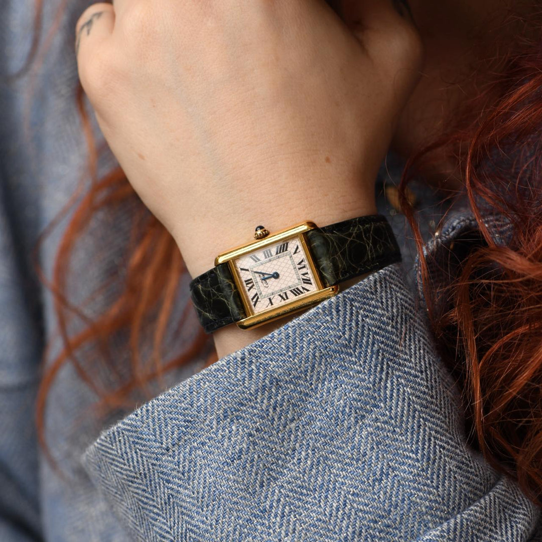 preowned Cartier tank must watch