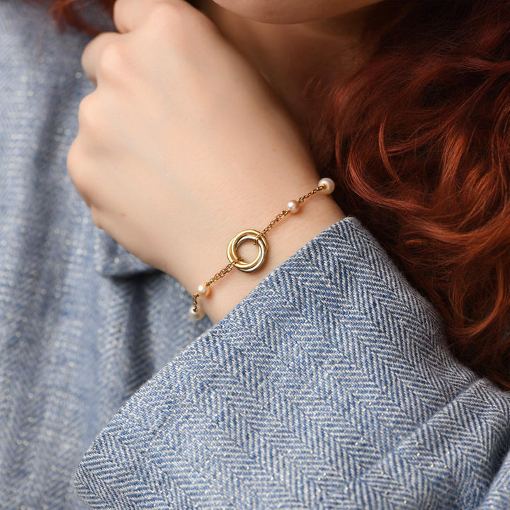 Cartier Trinity Pearl Bracelet 