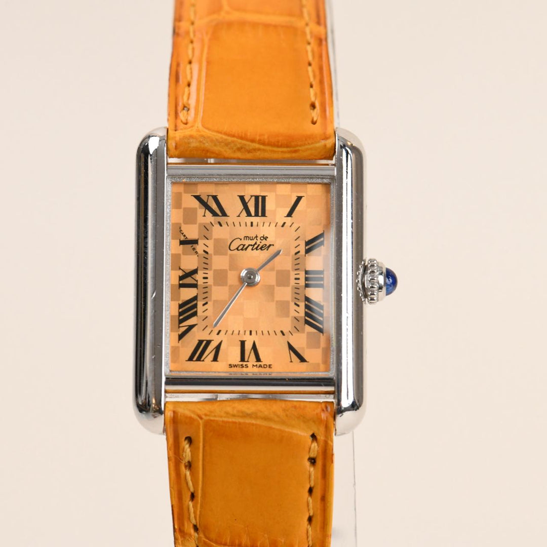 Authentic Preowned Cartier Tank Must  Watch W1017654