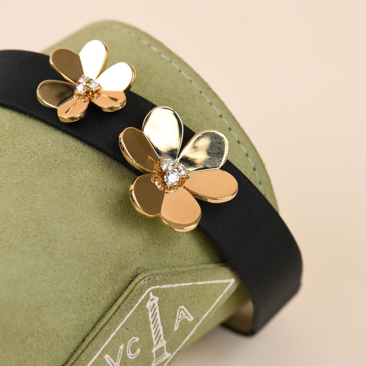 preowned Van Cleef & Arpels Frivole  Leather Bracelet