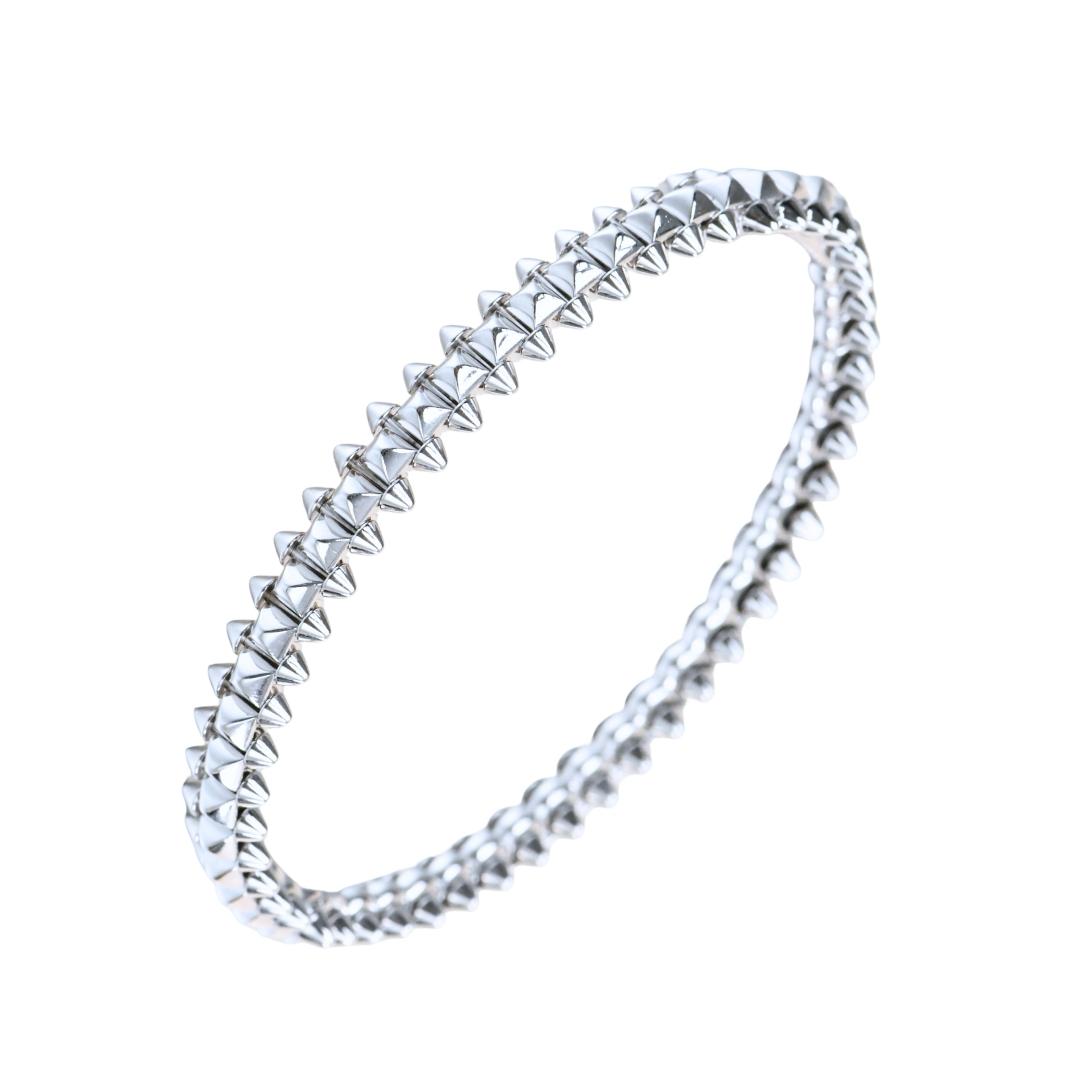 Cartier Clash Bracelet Medium Model 18K White Gold Size 18