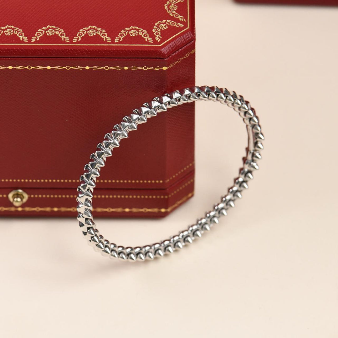 Cartier Clash Bracelet Medium Model 18K White Gold Size 18