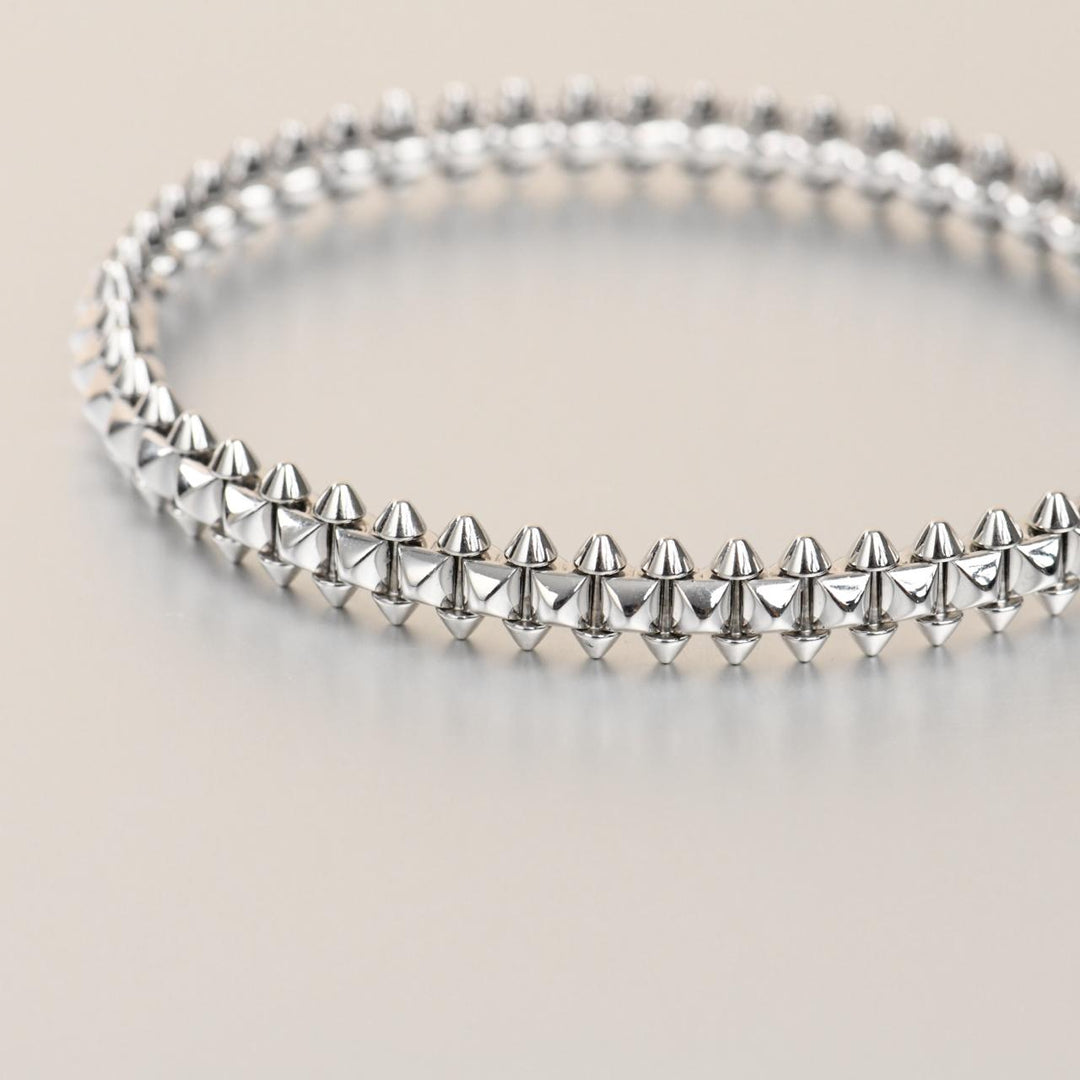 Cartier Clash Bracelet Medium Model 18K White Gold Size 18