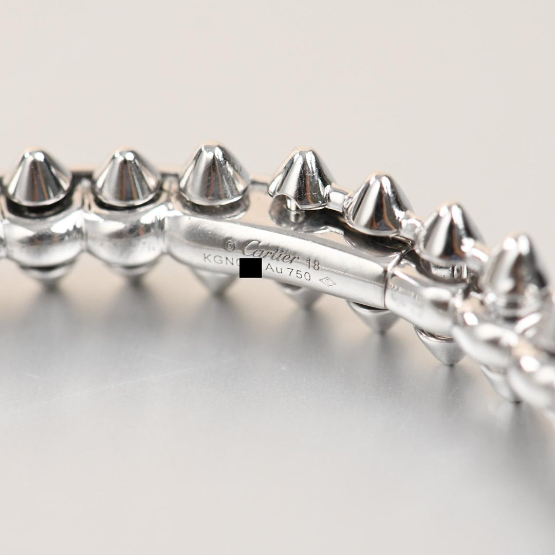 Cartier Clash Bracelet Medium Model 18K White Gold Size 18