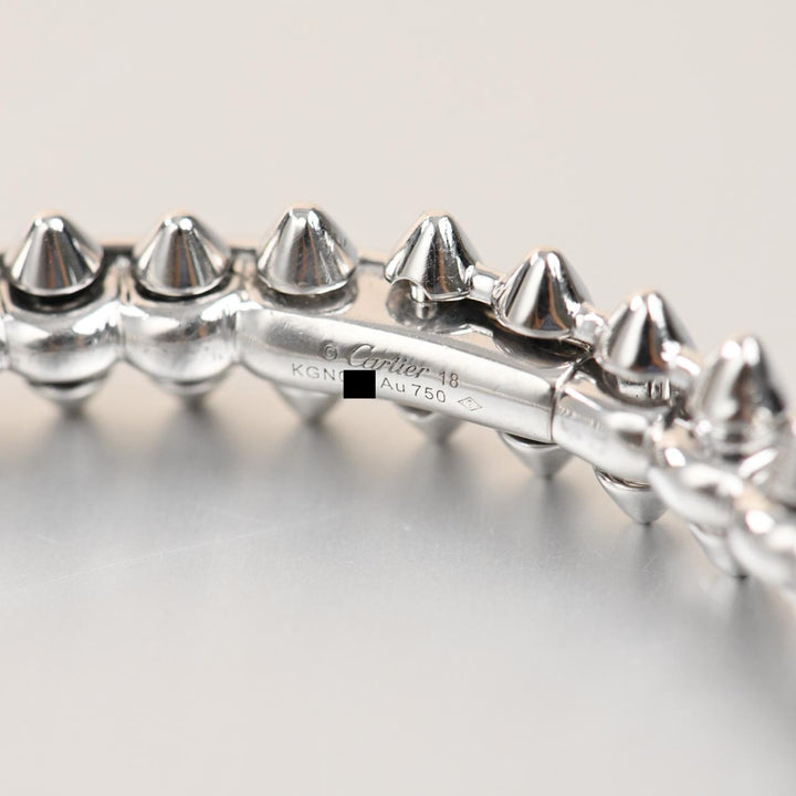 Cartier Clash Bracelet Medium Model 18K White Gold Size 18