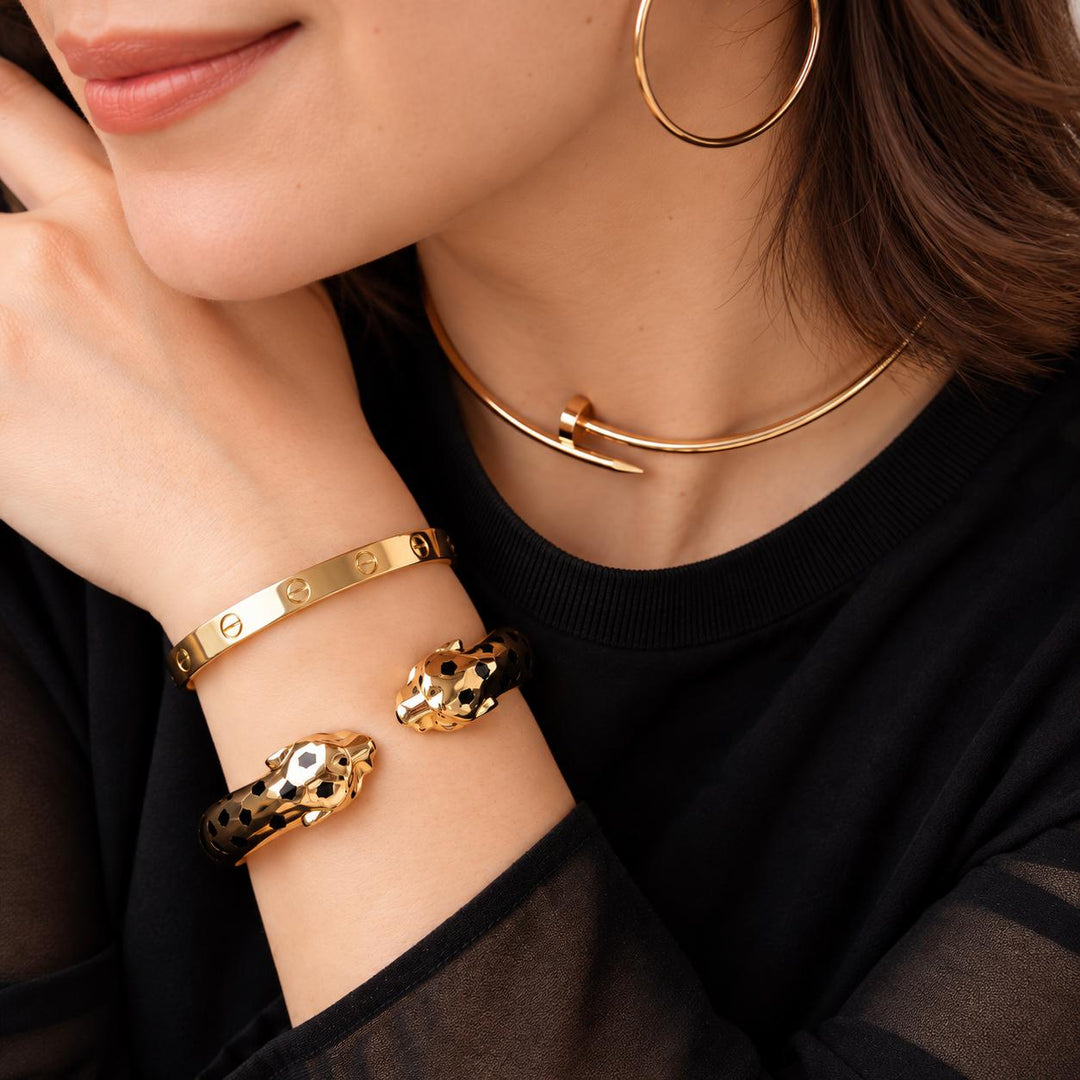 Cartier Juste un Clou Torque choker necklace 