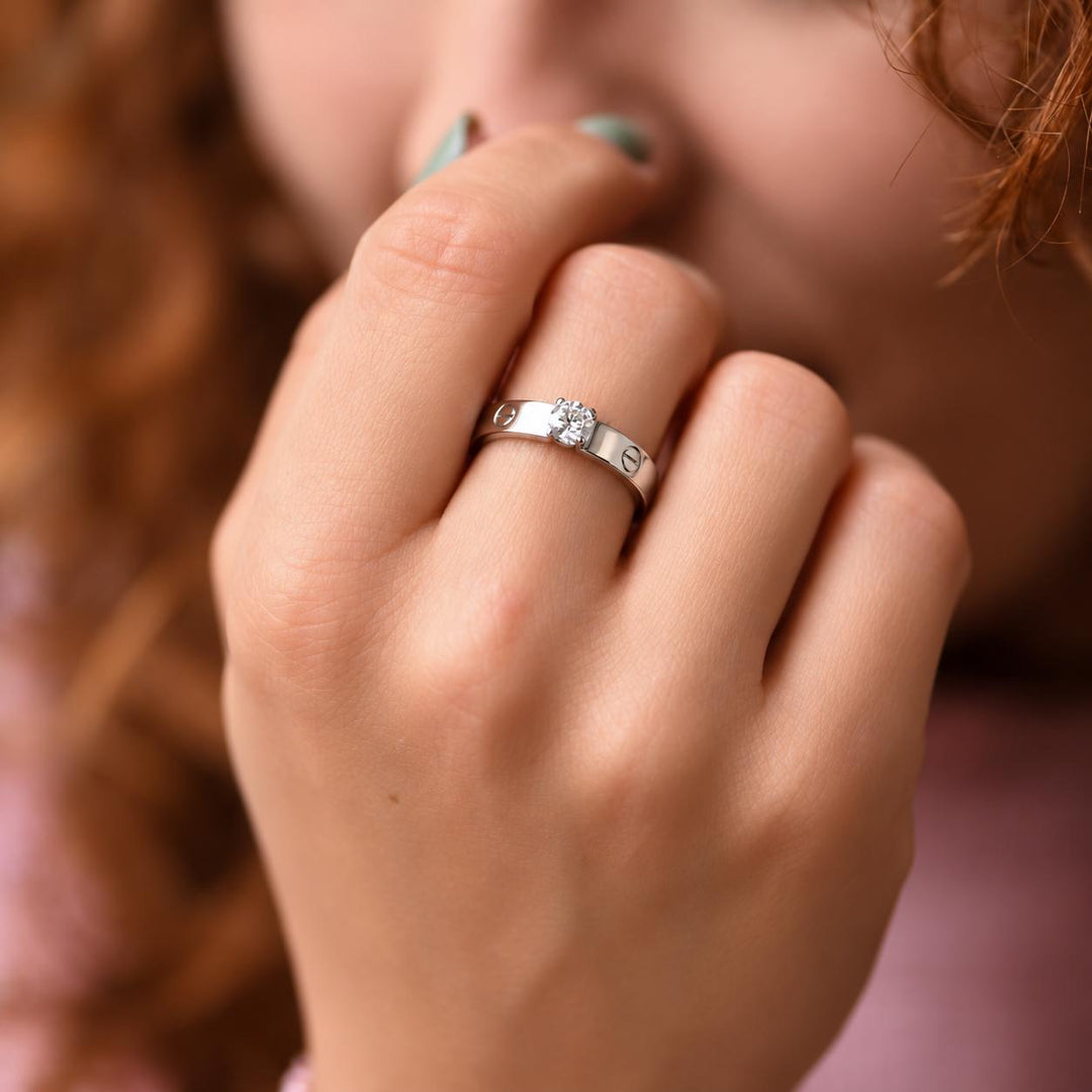 cartier love ring diamond engagement ring