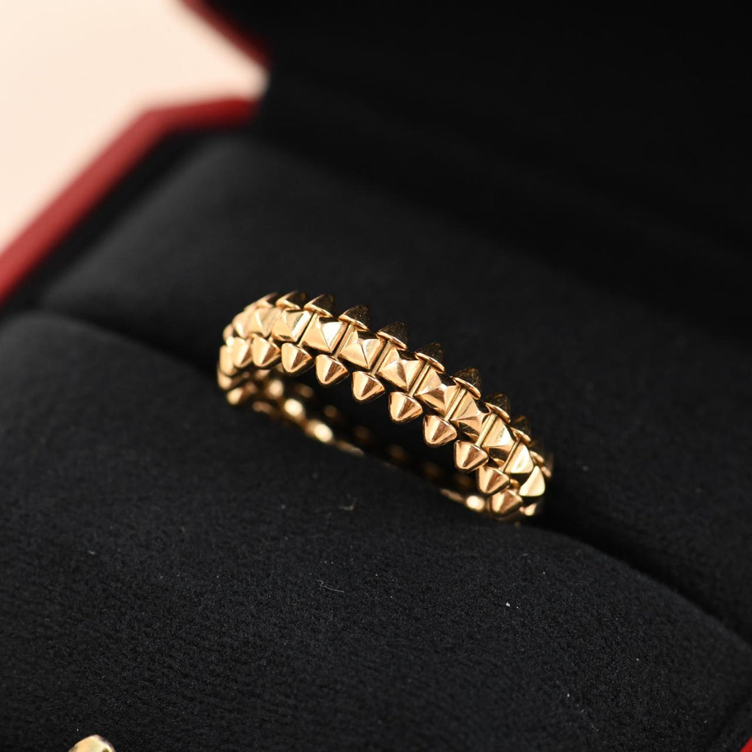 Preowned Cartier Clash de Cartier Ring 18K Rose Gold Size 58 Small Model