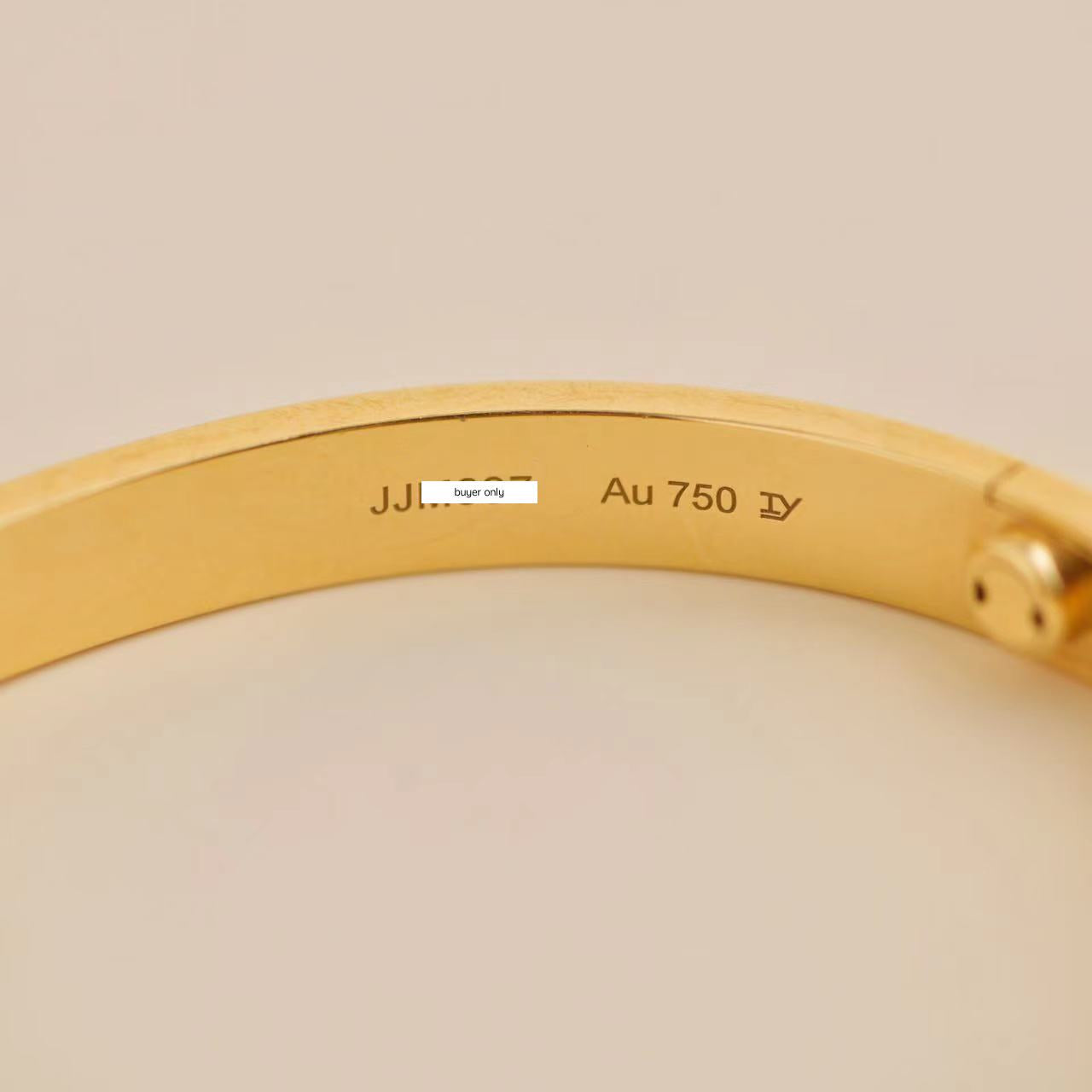 Cartier Love Bracelet 18K Yellow Gold Size 19 Dandelion Antiques