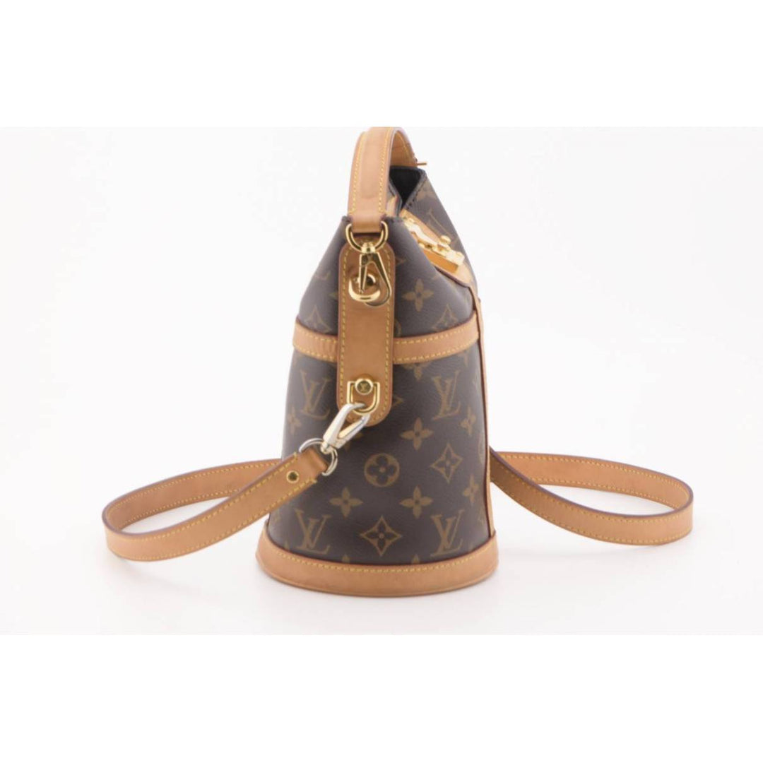 Louis Vuitton - Authenticated Duffle Handbag - Cloth Brown for Women, Very Good Condition