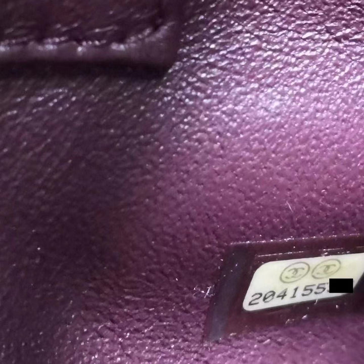 Chanel Trendy CC Top Handle Bag Navy Lambskin Large Size