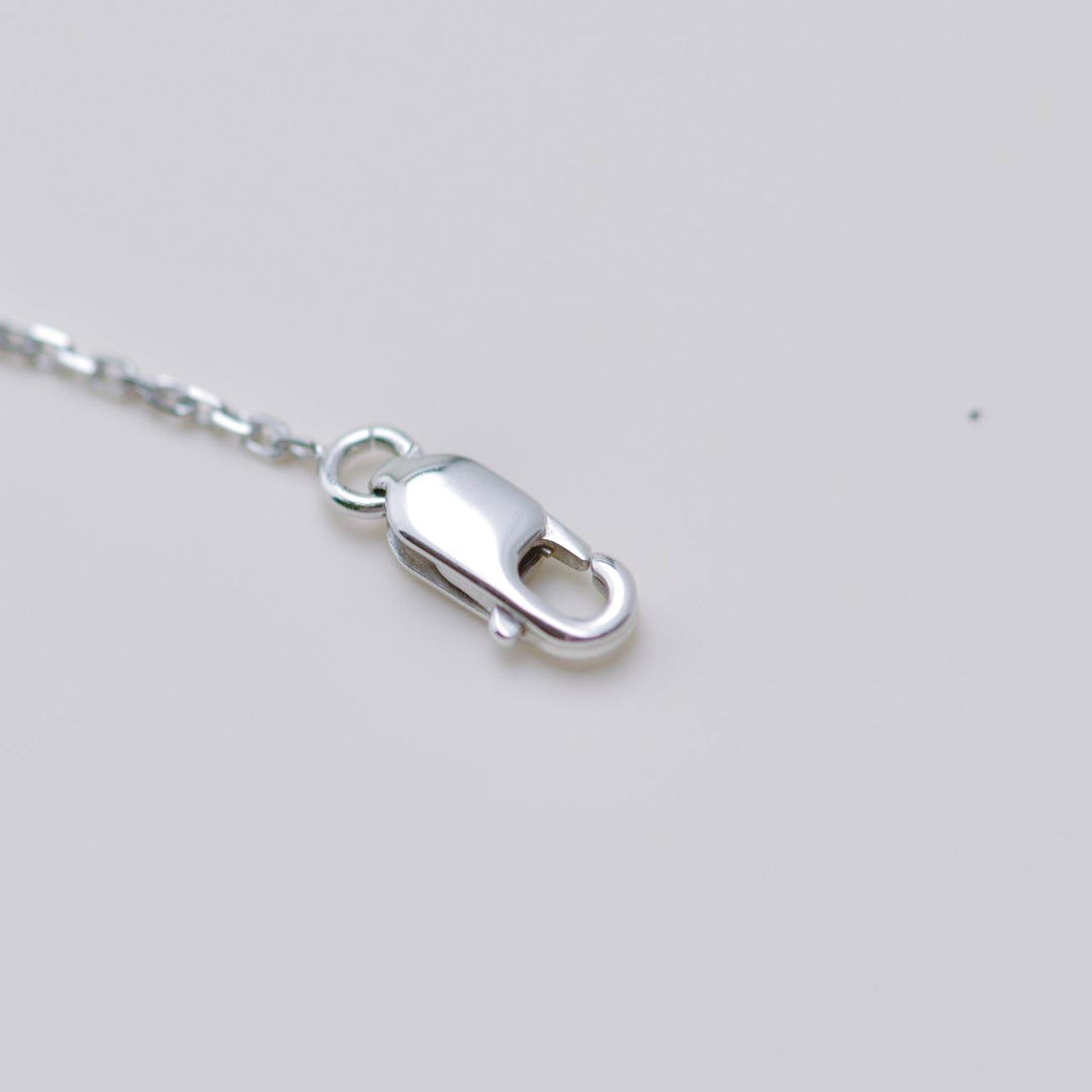 Authentic Van Cleef & Arpels Sweet Alhambra Turquoise Butterfly Necklace 18K White Gold