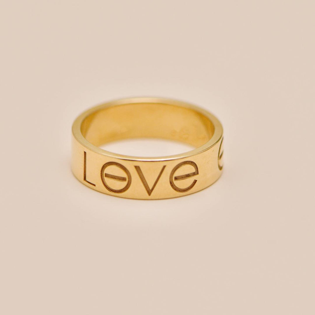 Authentic Cartier Love Ring 18K Yellow Gold Size 51