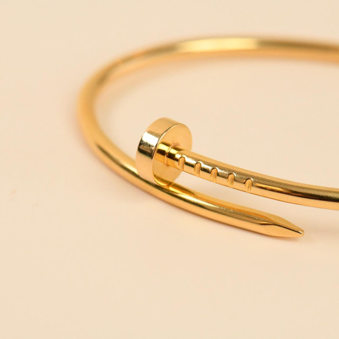 Preloved Authentic Cartier JUC Bracelet Small Model 18K Yellow Gold Size 15