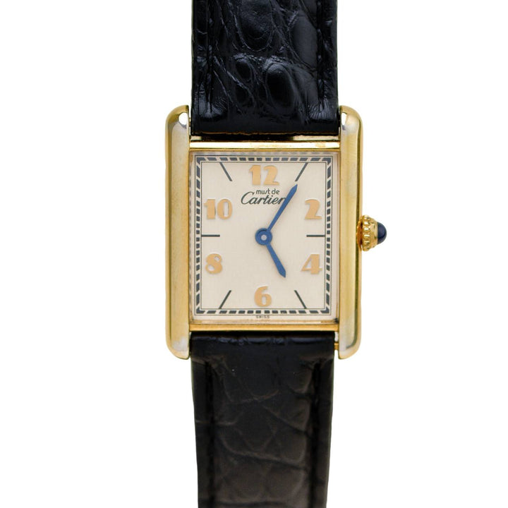 Preloved Authentic Cartier Must de Cartier Tank Vermeil Quartz Watch