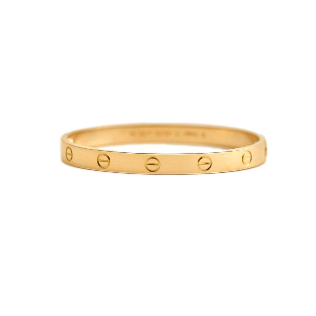 Cartier Love Bracelet 18K Yellow Gold Size 17