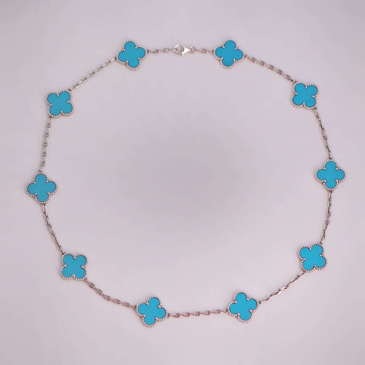 Van cleef deals turquoise necklace