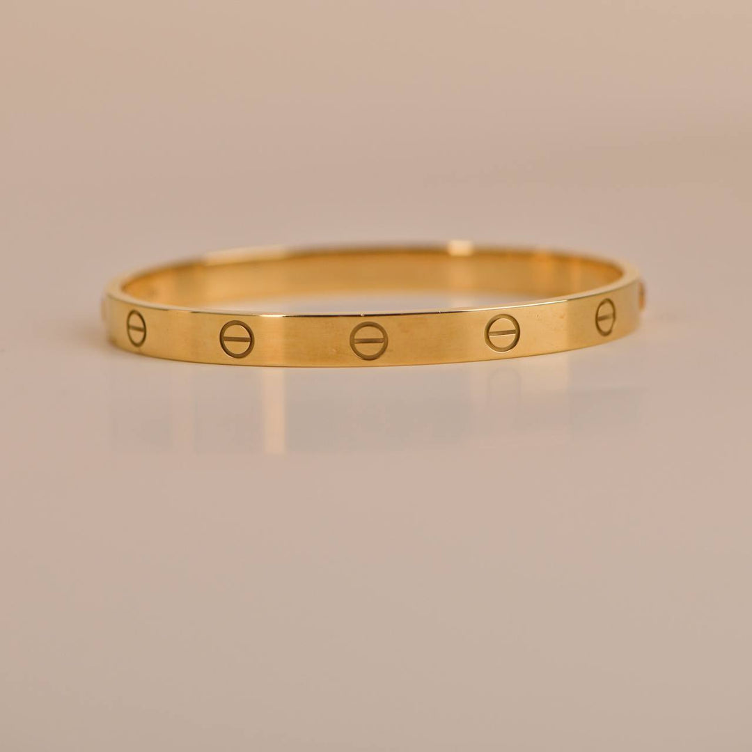 Cartier Love Bracelet 18K Yellow Gold Size 19