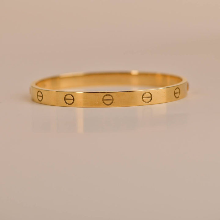 Cartier Love Bracelet 18K Yellow Gold Size 19