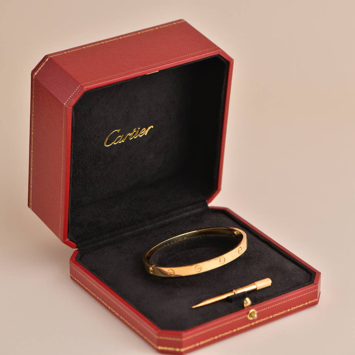 Cartier Love Bracelet 18K Yellow Gold Size 19