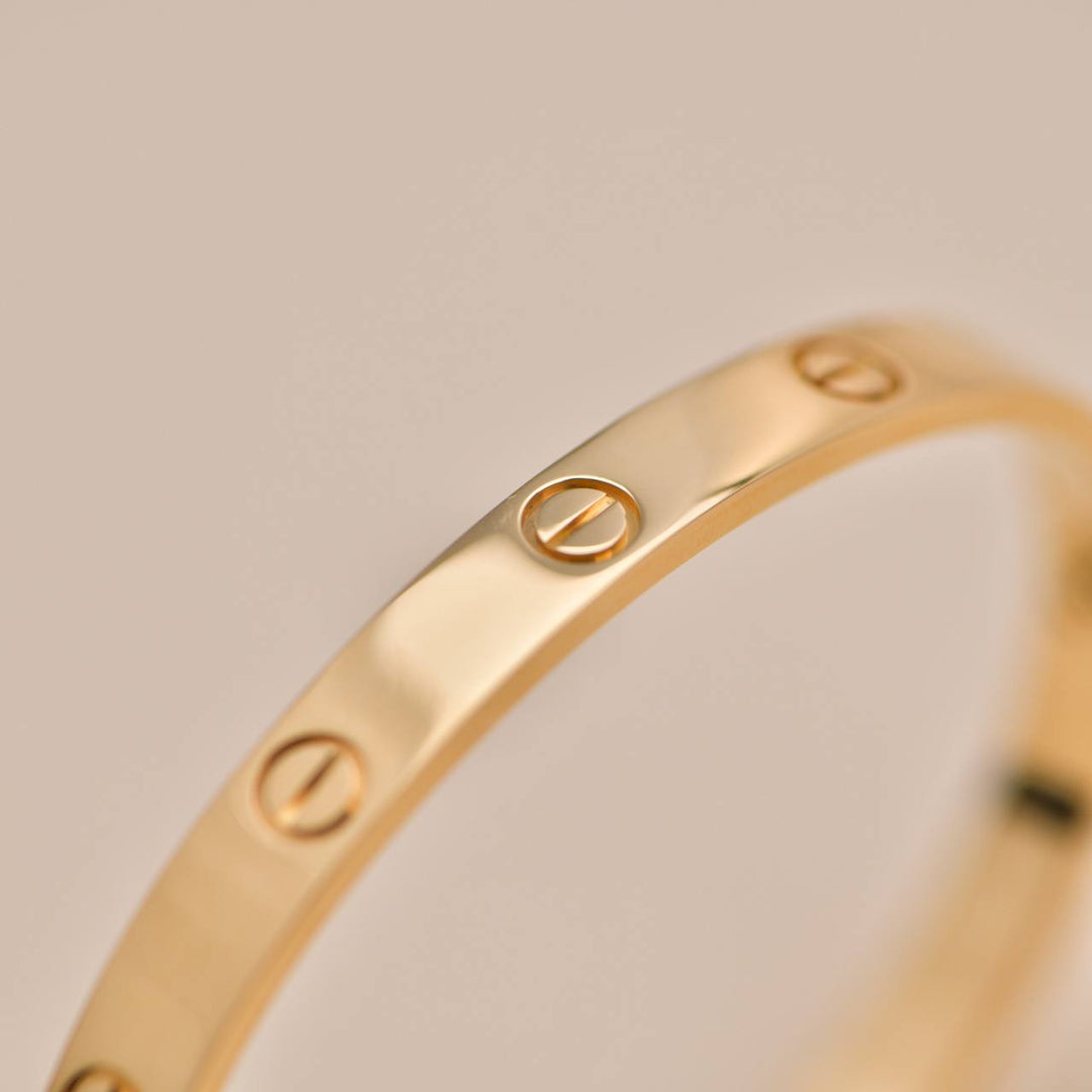 Cartier Love Bracelet 18K Yellow Gold Size 19