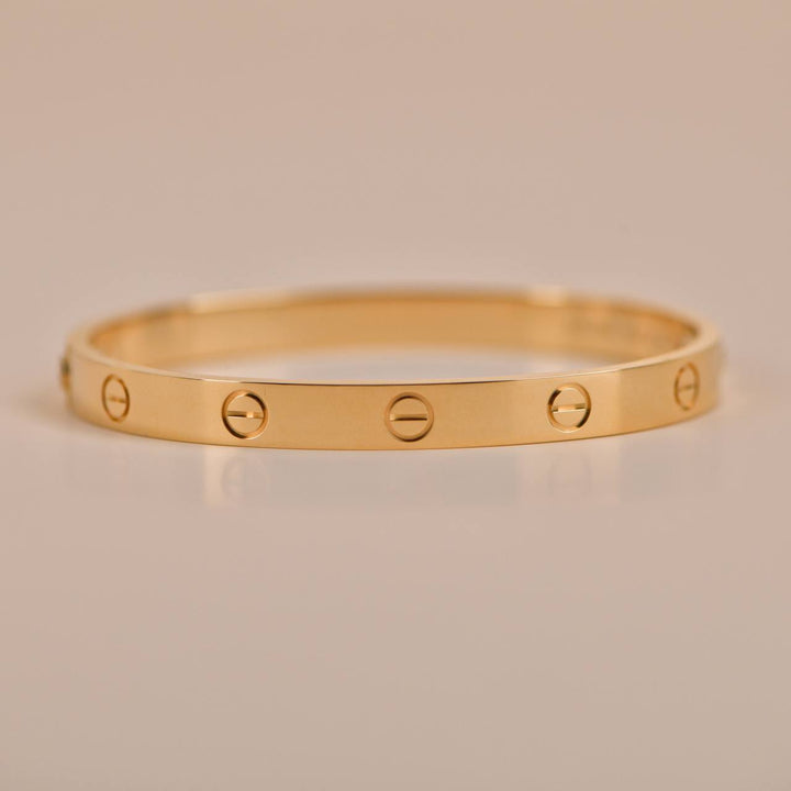 Cartier Love Bracelet 18K Yellow Gold Size 17