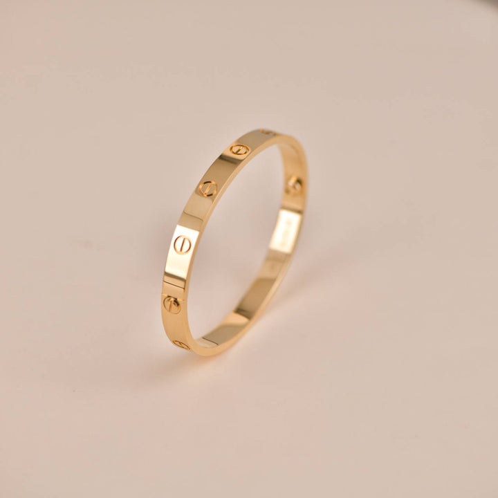 Cartier Love Bracelet 18K Yellow Gold Size 17