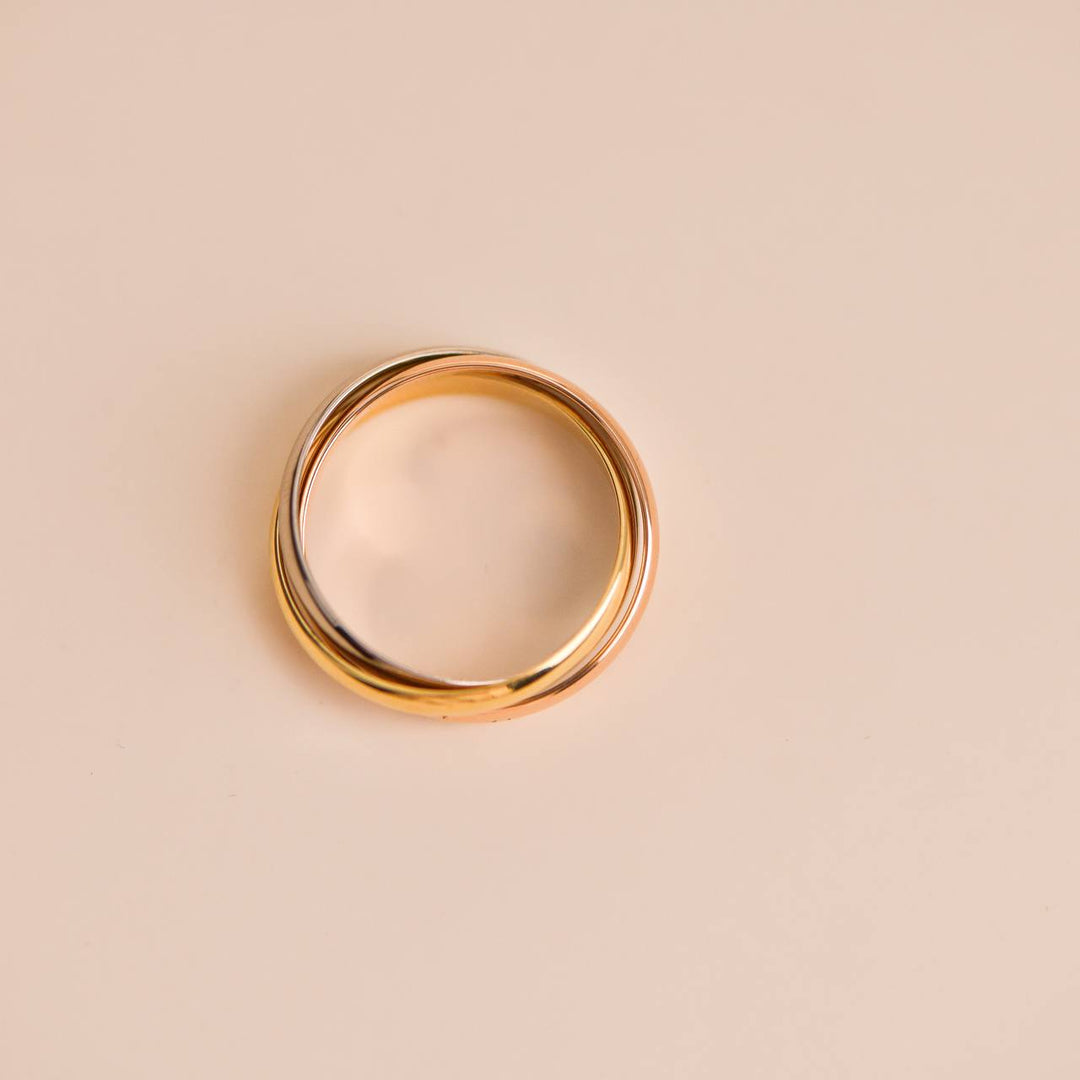 Cartier Trinity Classic Gold Ring Medium Model Size 50