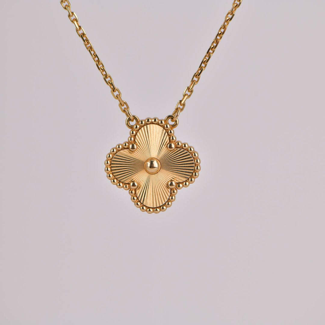 Van Cleef & Arpels Vintage Alhambra Yellow Gold Pendant