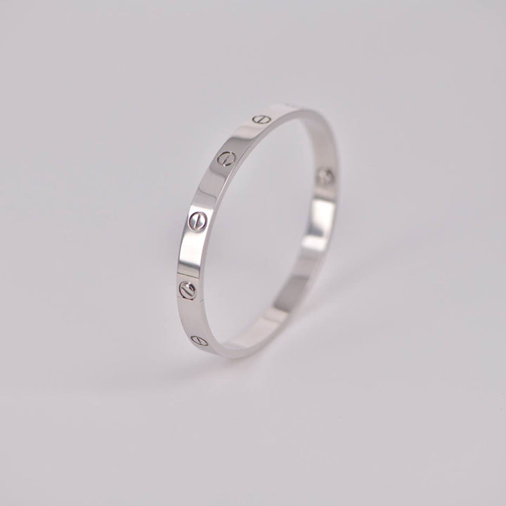 Cartier Love Bracelet 18K White Gold Size 19