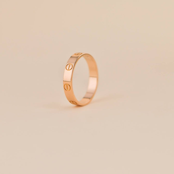 Cartier Love Wedding Ring Rose Gold Size 55