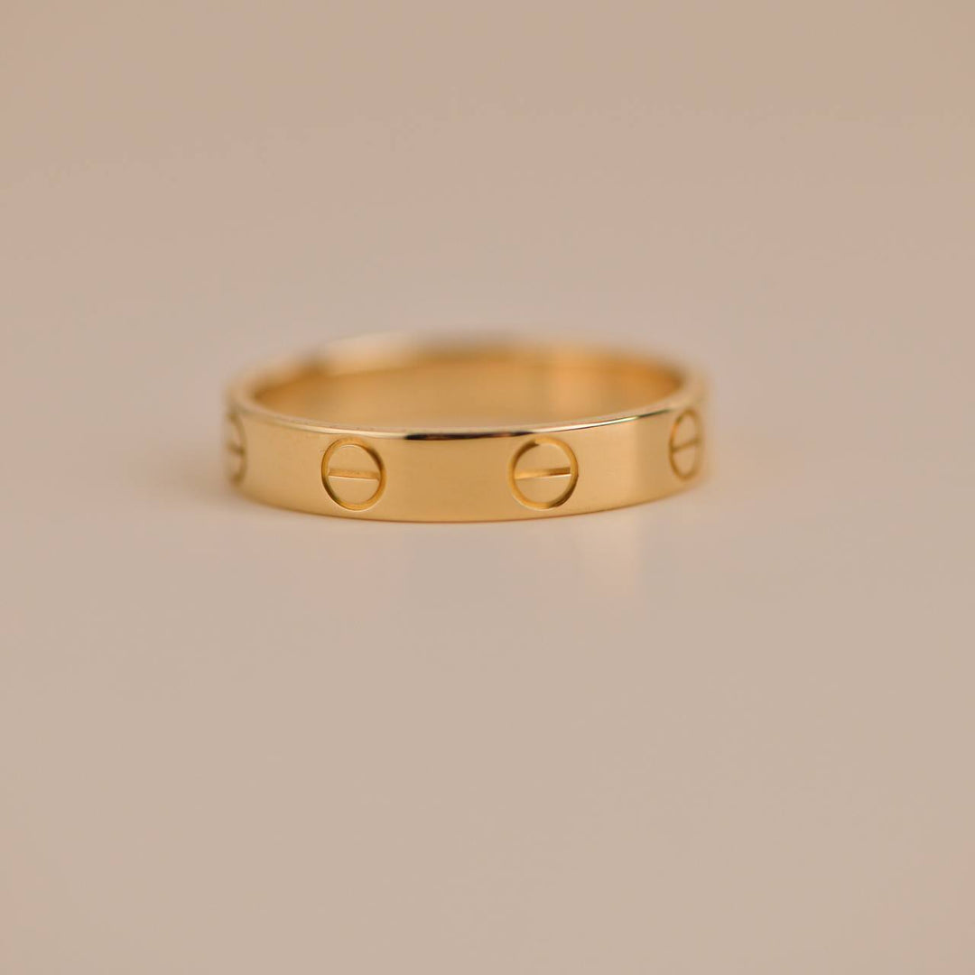 Cartier Love Wedding Ring Yellow Gold Size 54