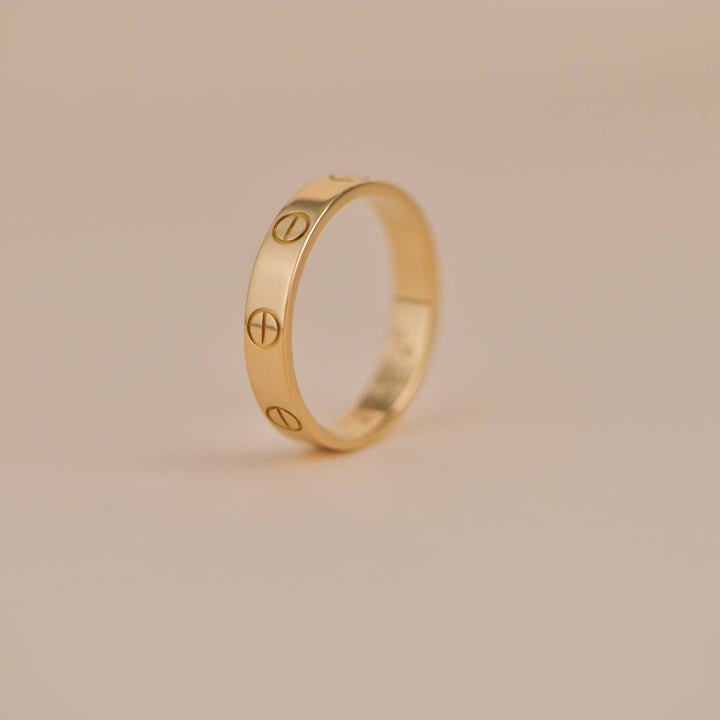 Cartier Love Wedding Ring Yellow Gold Size 54