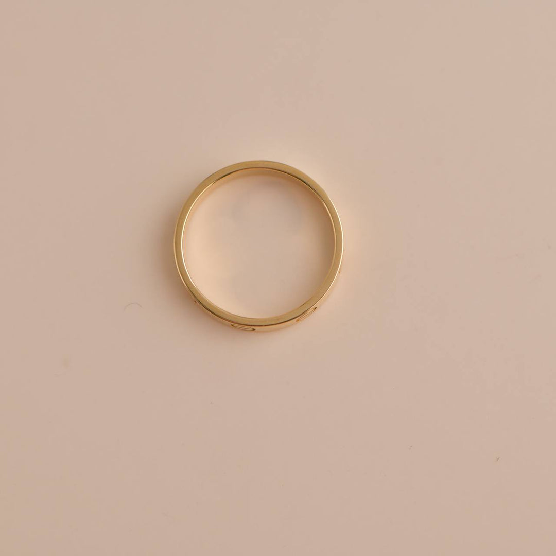 Cartier Love Wedding Ring Yellow Gold Size 54