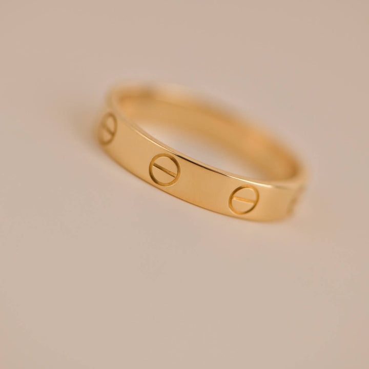 Cartier Love Wedding Ring Yellow Gold Size 54