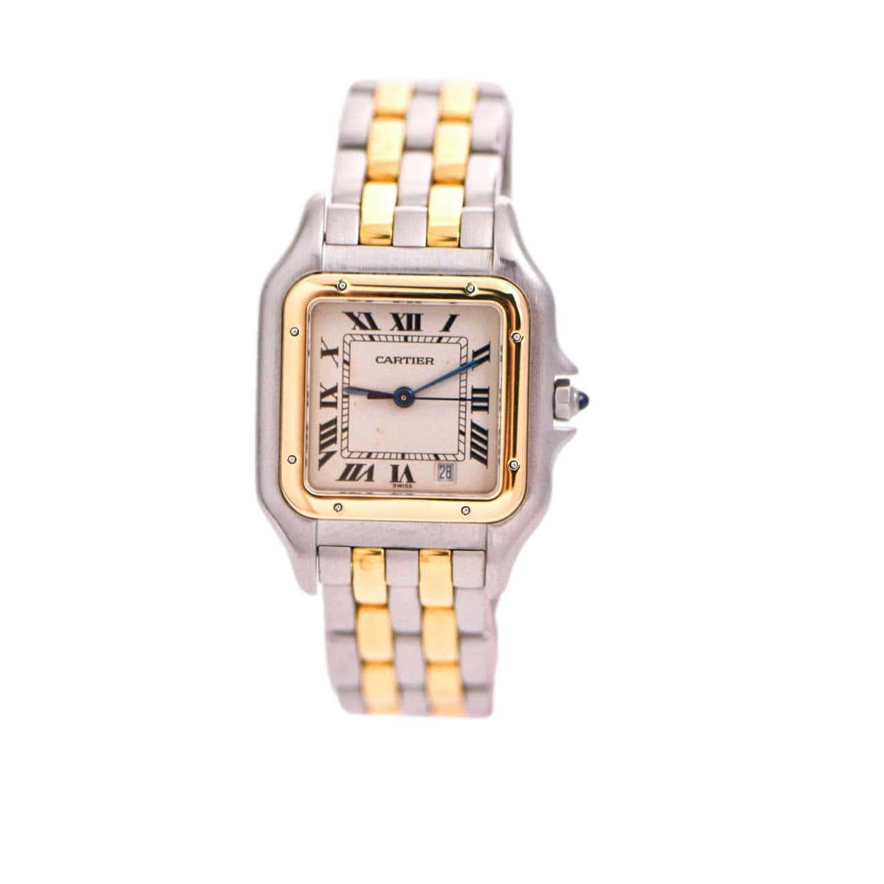 Cartier Panth re Medium Model Steel Rose Gold Watch W2PN0007