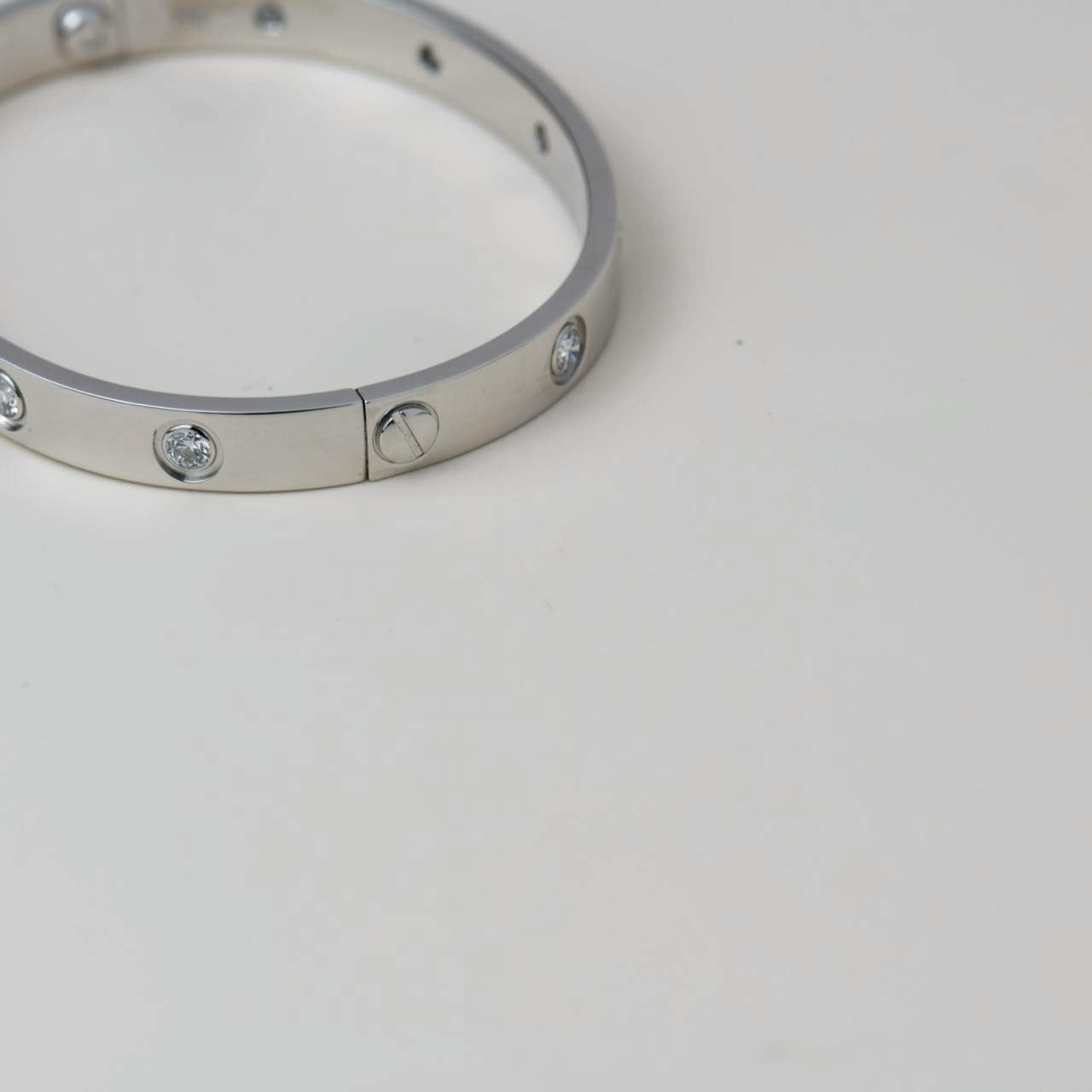 Silver cartier love discount bracelet