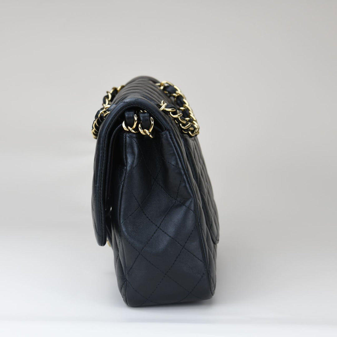 Chanel Medium Double Classic Flap Lambskin GHW Bag – Dandelion