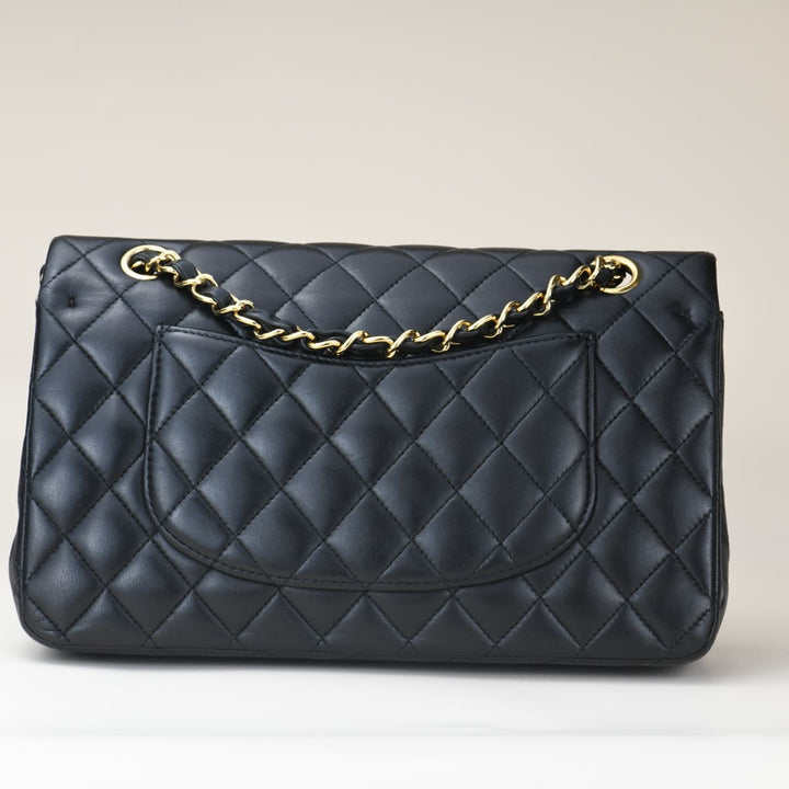 Chanel Medium Double Classic Flap Lambskin GHW Bag