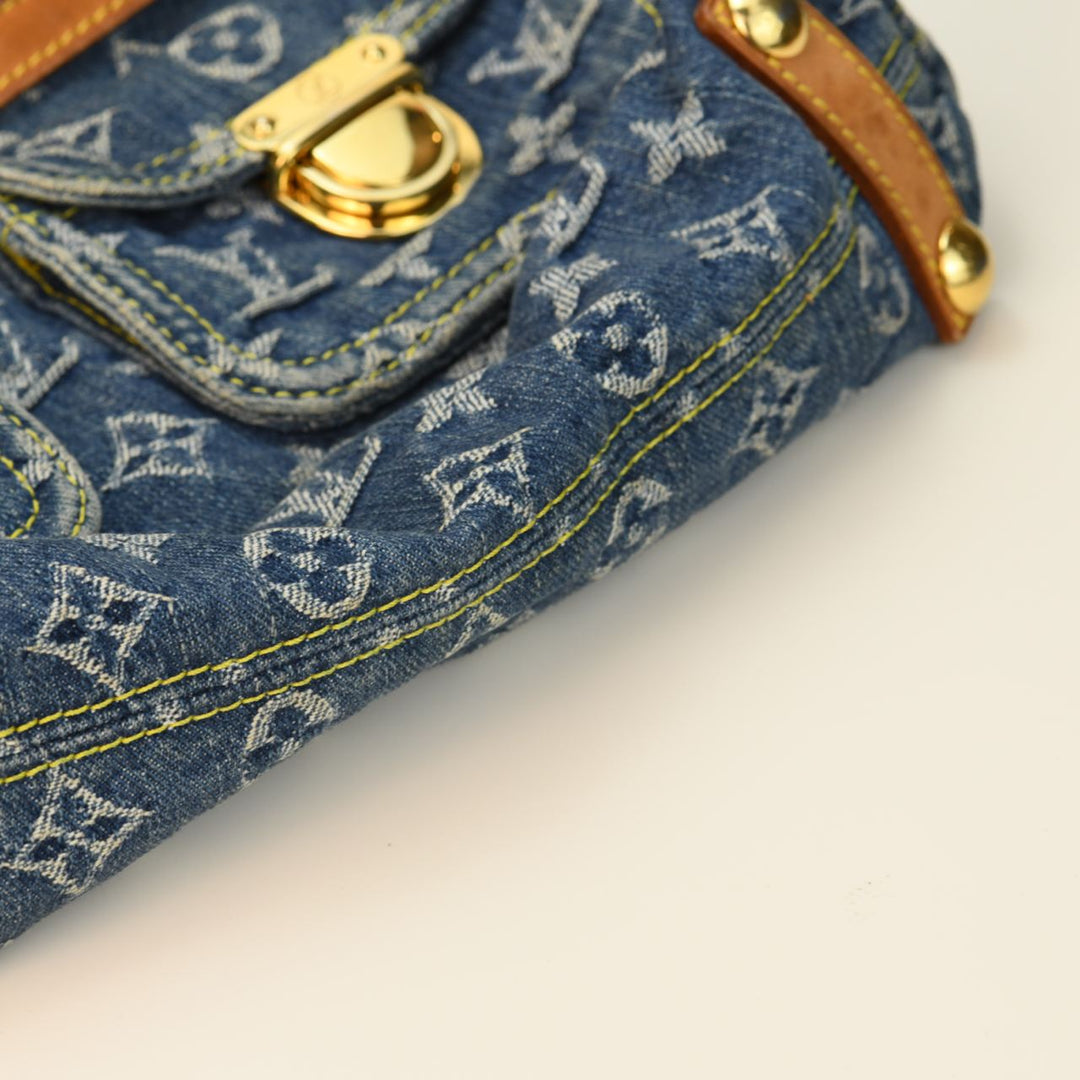 Louis Vuitton Denim Monogram Baggy PM Handbag