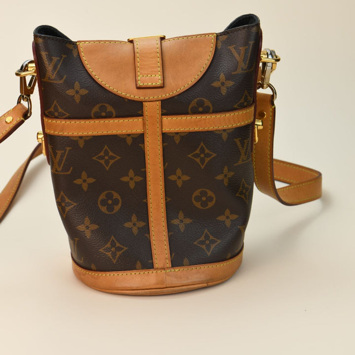Louis Vuitton Duffle Tops Monogram Canvas Handbag