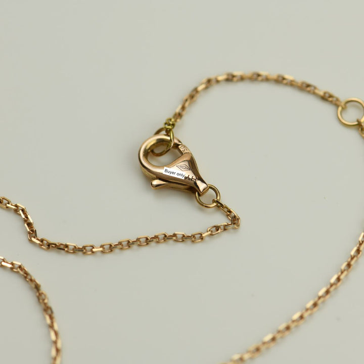 Cartier Amulette de 18K Yellow Gold Malachite Pendant Necklace