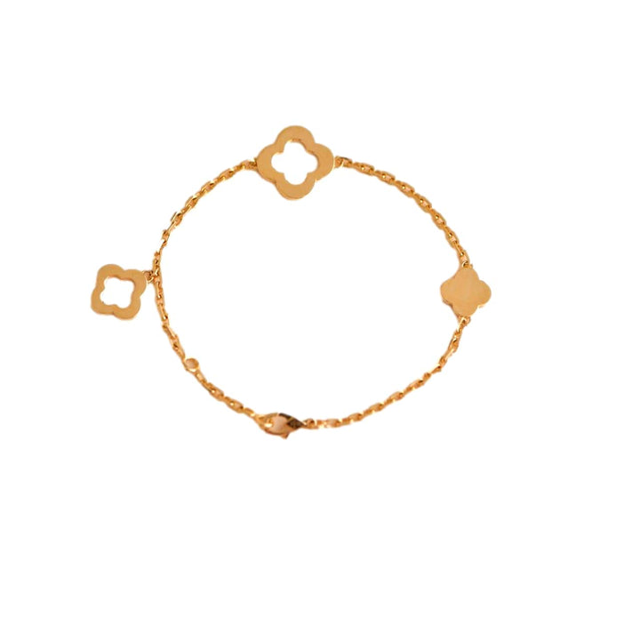 Van Cleef & Arpels Byzantine Alhambra Yellow Gold Bracelet