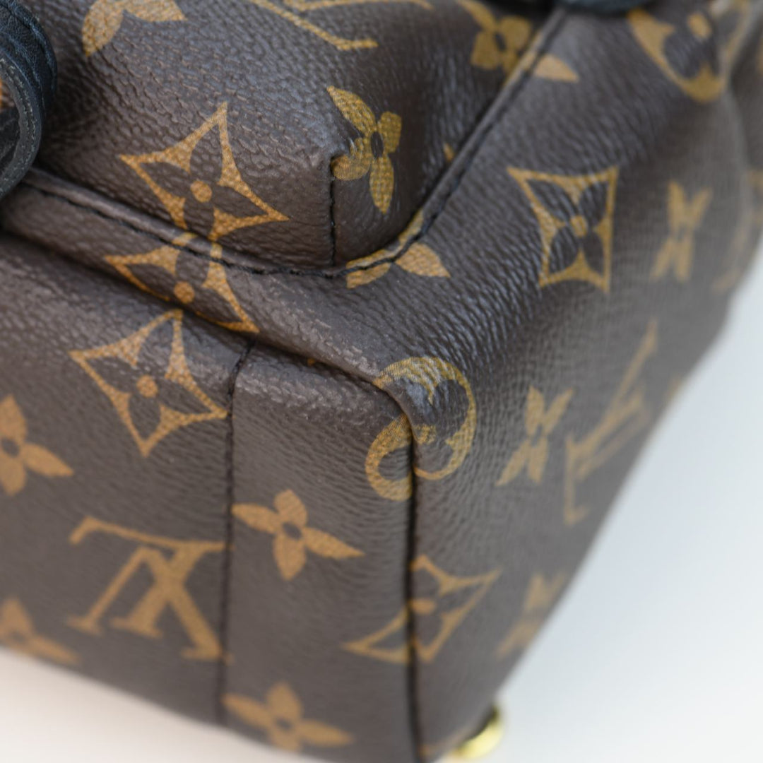 LOUIS VUITTON PALM SPRINGS MINI BACKPACK/CROSSBODY MONOGRAM CANVAS/LEATHER