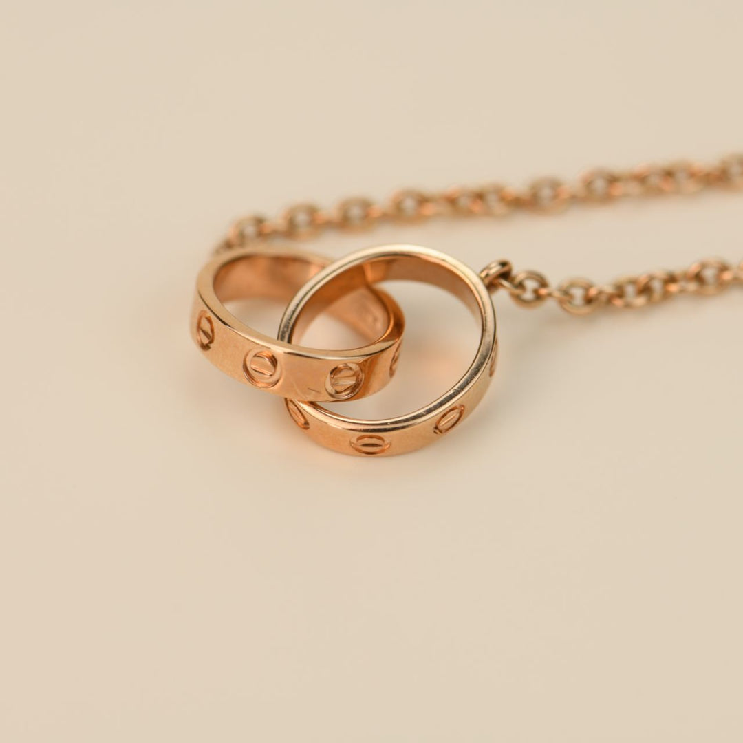 Cartier Love Rose Gold Chain Bracelet