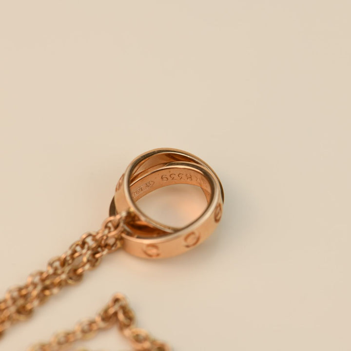 Cartier Love Rose Gold Chain Bracelet