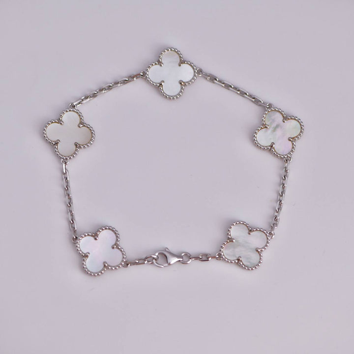 Van Cleef Arpels Vintage Alhambra Mother of Pearl White Gold