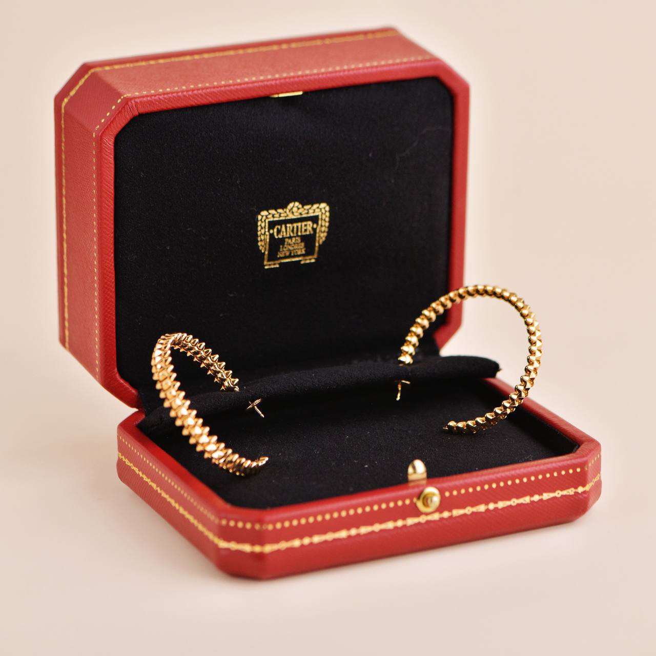 Cartier Clash De Cartier Hoop Rose Gold Earrings Small Model