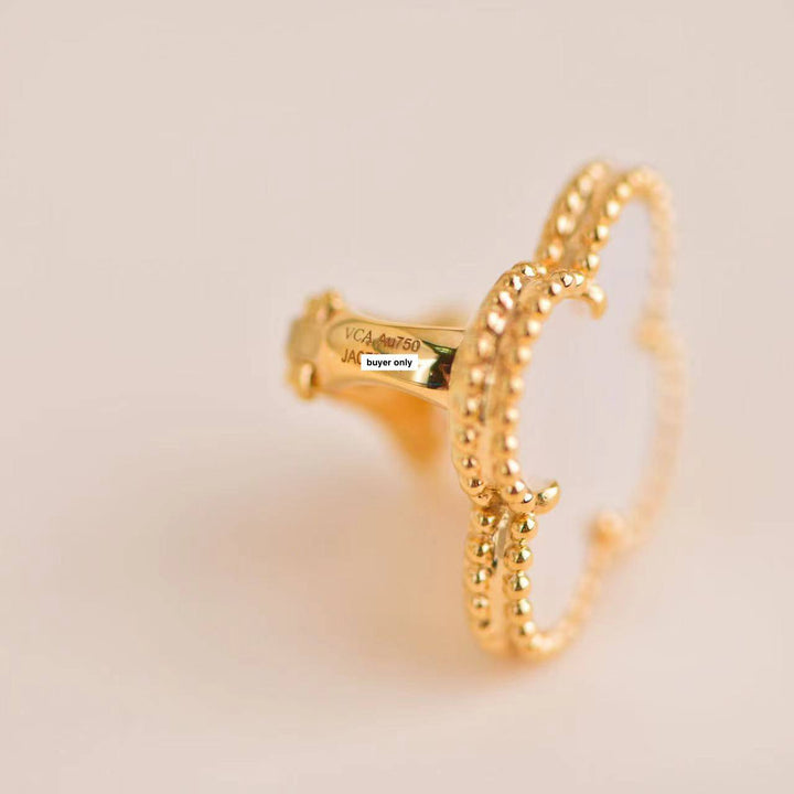 Van Cleef Arpels Magic Alhambra Mother-of-Pearl 18K Yellow Gold